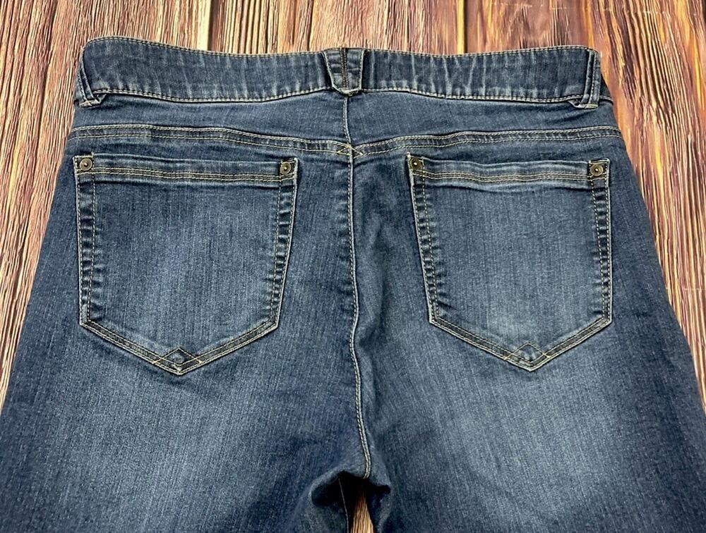 💋 Democracy Dark Wash Jeans Ab Technology Bootcut Women’s Size 12 Stretch